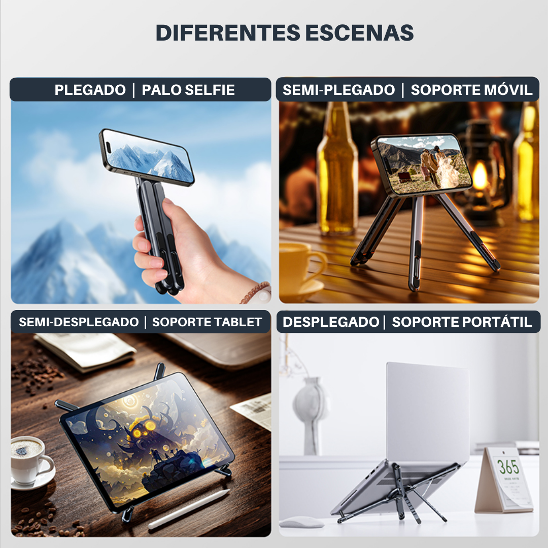 Soporte Plegable Multifunción 3 en 1