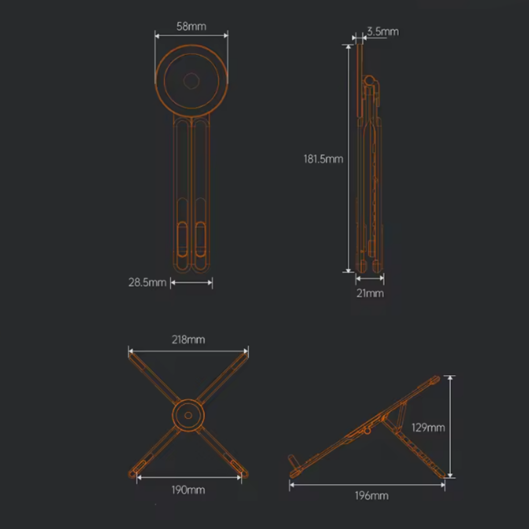 Soporte Plegable Multifunción 3 en 1