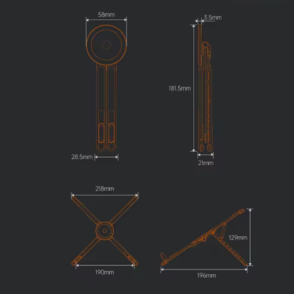 Soporte Plegable Multifunción 3 en 1